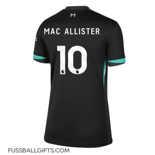 Liverpool Alexis Mac Allister #10 Fußballbekleidung Auswärtstrikot Damen 2024-25 Kurzarm